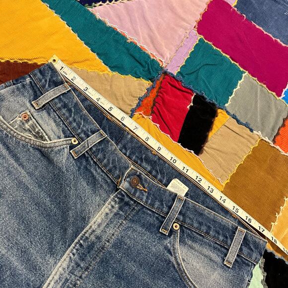 Vintage 1996 Levi’s 505 Nicely Faded Orange Tab Jeans 36Wx29L - Picture 7 of 8